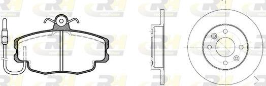 Roadhouse 8141.00 - Kit freno, Freno a disco autozon.pro