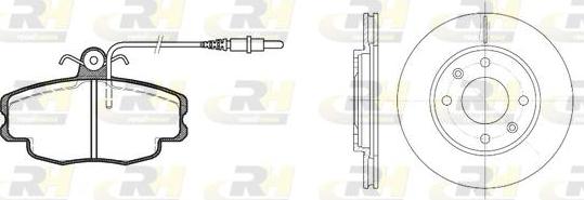 Roadhouse 8141.03 - Kit freno, Freno a disco autozon.pro