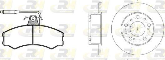 Roadhouse 8143.00 - Kit freno, Freno a disco autozon.pro