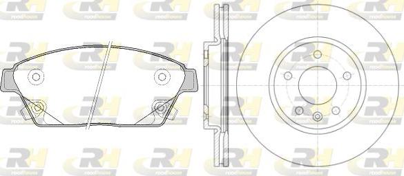 Roadhouse 81431.00 - Kit freno, Freno a disco autozon.pro