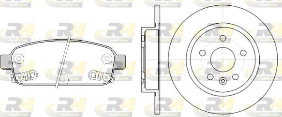 Roadhouse 81432.00 - Kit freno, Freno a disco autozon.pro