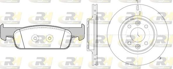 Roadhouse 81540.00 - Kit freno, Freno a disco autozon.pro