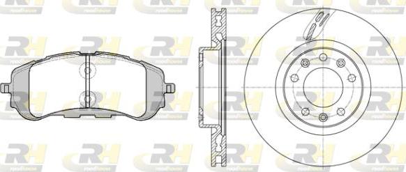 Roadhouse 81559.00 - Kit freno, Freno a disco autozon.pro