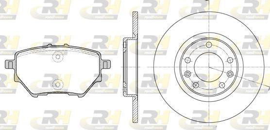 Roadhouse 81562.00 - Kit freno, Freno a disco autozon.pro