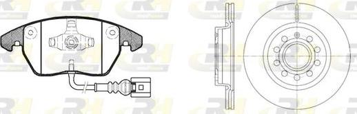 Roadhouse 81030.04 - Kit freno, Freno a disco autozon.pro