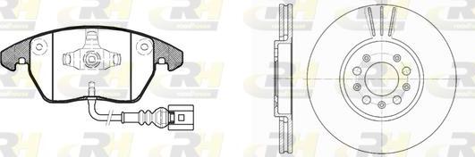 Roadhouse 81030.03 - Kit freno, Freno a disco autozon.pro