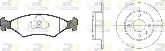 Roadhouse 8119.00 - Kit freno, Freno a disco autozon.pro