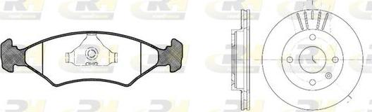 Roadhouse 8119.01 - Kit freno, Freno a disco autozon.pro