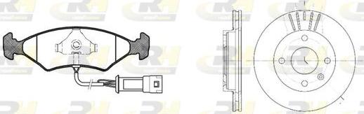 Roadhouse 8119.02 - Kit freno, Freno a disco autozon.pro