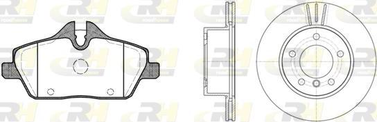 Roadhouse 81131.00 - Kit freno, Freno a disco autozon.pro