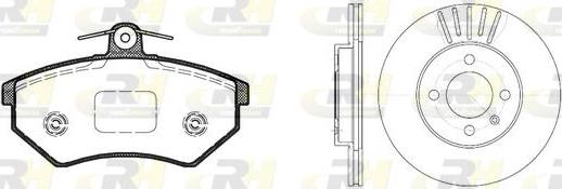 Roadhouse 8134.00 - Kit freno, Freno a disco autozon.pro