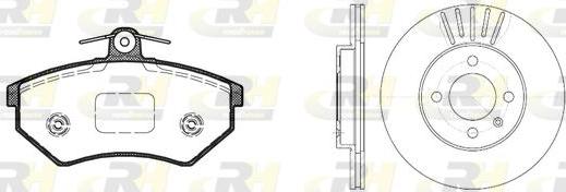 Roadhouse 8134.01 - Kit freno, Freno a disco autozon.pro