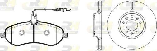 Roadhouse 81292.00 - Kit freno, Freno a disco autozon.pro