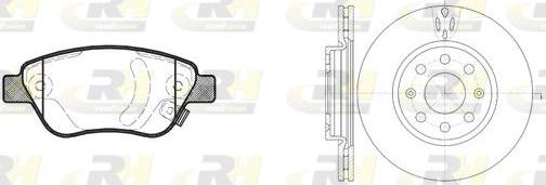 Roadhouse 8858.02 - Kit freno, Freno a disco autozon.pro