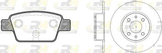 Roadhouse 8861.00 - Kit freno, Freno a disco autozon.pro