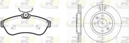 Roadhouse 8880.00 - Kit freno, Freno a disco autozon.pro