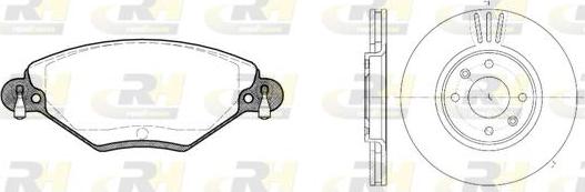 Roadhouse 8828.00 - Kit freno, Freno a disco autozon.pro