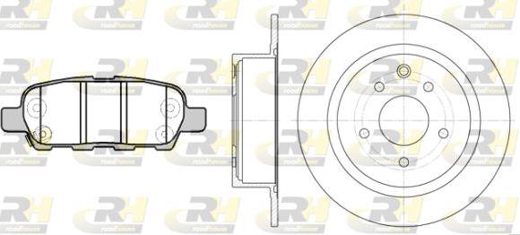 Roadhouse 8876.00 - Kit freno, Freno a disco autozon.pro