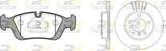 Roadhouse 8384.01 - Kit freno, Freno a disco autozon.pro