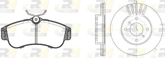 Roadhouse 8320.00 - Kit freno, Freno a disco autozon.pro