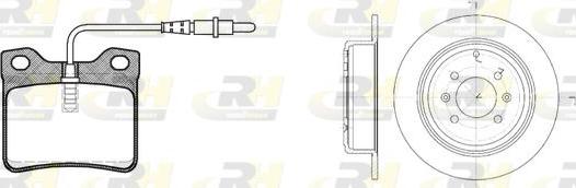 Roadhouse 8321.00 - Kit freno, Freno a disco autozon.pro