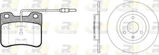 Roadhouse 8247.00 - Kit freno, Freno a disco autozon.pro