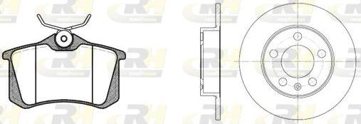 Roadhouse 8263.04 - Kit freno, Freno a disco autozon.pro