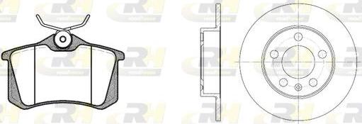 Roadhouse 8263.01 - Kit freno, Freno a disco autozon.pro