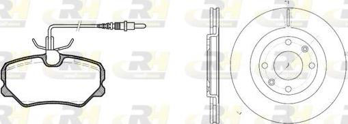 Roadhouse 8262.00 - Kit freno, Freno a disco autozon.pro