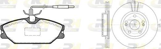 Roadhouse 8208.05 - Kit freno, Freno a disco autozon.pro