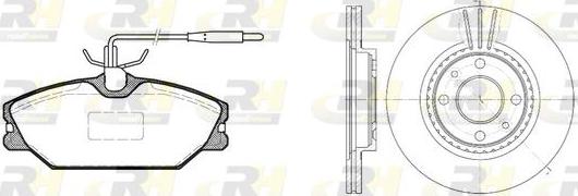 Roadhouse 8208.00 - Kit freno, Freno a disco autozon.pro