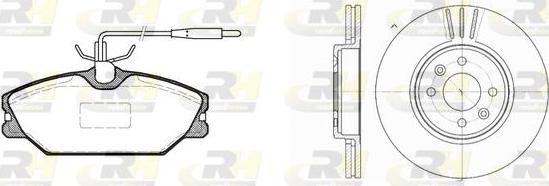 Roadhouse 8208.03 - Kit freno, Freno a disco autozon.pro