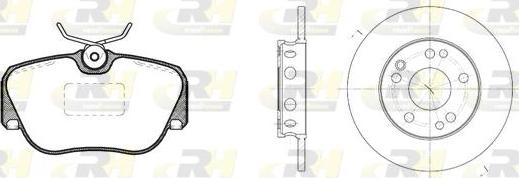 Roadhouse 8284.00 - Kit freno, Freno a disco autozon.pro