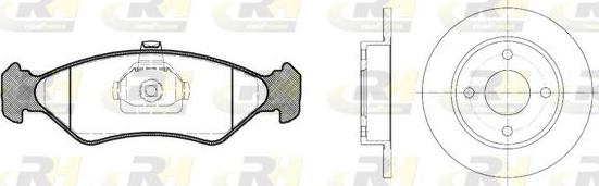 Roadhouse 8285.01 - Kit freno, Freno a disco autozon.pro