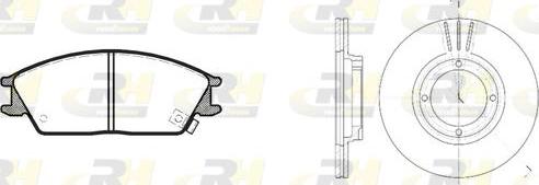 Roadhouse 8224.00 - Kit freno, Freno a disco autozon.pro