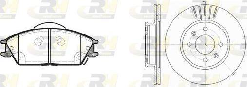 Roadhouse 8224.01 - Kit freno, Freno a disco autozon.pro