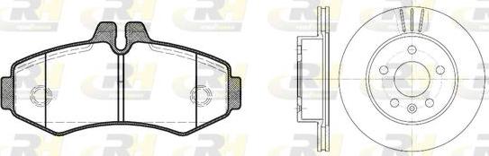 Roadhouse 8701.00 - Kit freno, Freno a disco autozon.pro