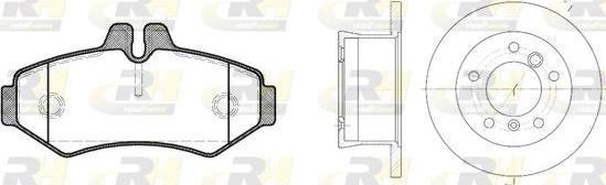 Roadhouse 8733.01 - Kit freno, Freno a disco autozon.pro