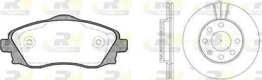 Roadhouse 8774.01 - Kit freno, Freno a disco autozon.pro