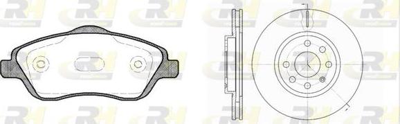 Roadhouse 8774.03 - Kit freno, Freno a disco autozon.pro