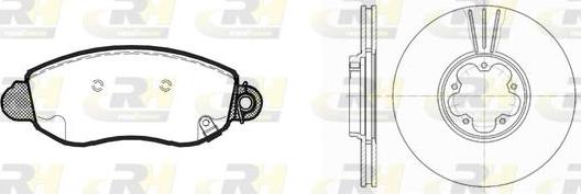 Roadhouse 8772.00 - Kit freno, Freno a disco autozon.pro