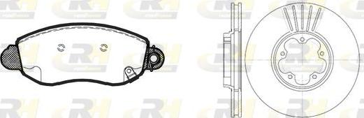 Roadhouse 8772.01 - Kit freno, Freno a disco autozon.pro