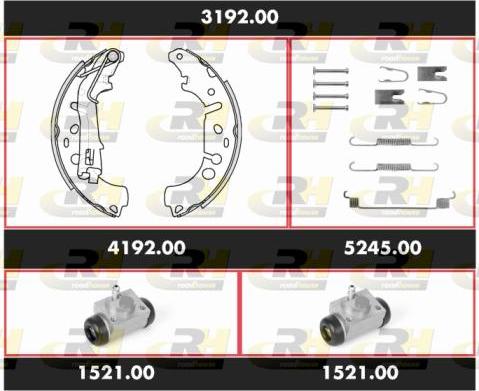 Roadhouse 3192.00 - Kit ganasce freno autozon.pro