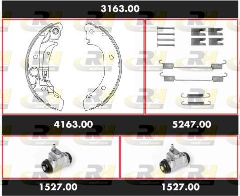 Roadhouse 3163.00 - Kit ganasce freno autozon.pro