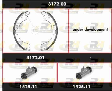 Roadhouse 3172.00 - Kit ganasce freno autozon.pro