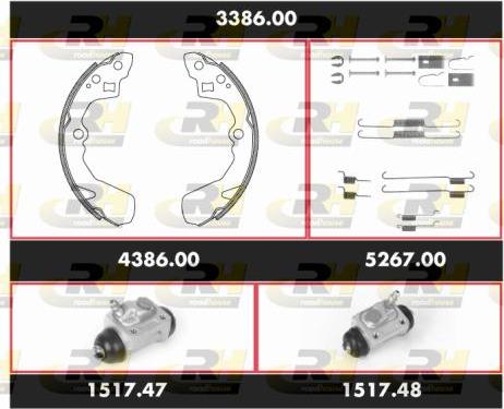 Roadhouse 3386.00 - Kit ganasce freno autozon.pro