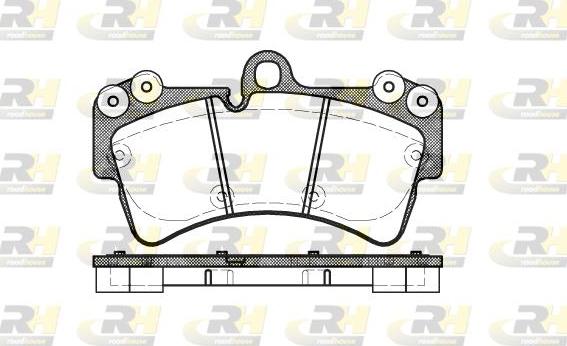 Roadhouse 2995.00 - Kit pastiglie freno, Freno a disco autozon.pro