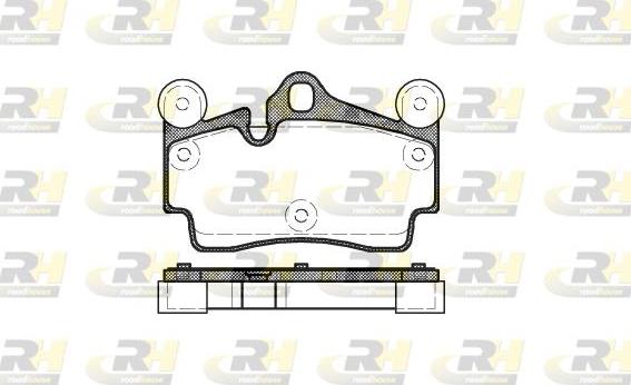 Roadhouse 2996.00 - Kit pastiglie freno, Freno a disco autozon.pro