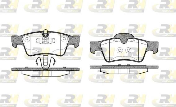 Roadhouse 2991.10 - Kit pastiglie freno, Freno a disco autozon.pro