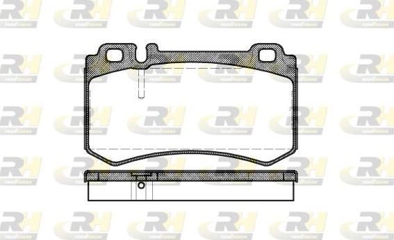 Roadhouse 2993.00 - Kit pastiglie freno, Freno a disco autozon.pro